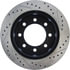 Centric 127.67046CR Disc Brake Rotor Sportstop Cryo Drilled & Slotted Rotor, Right