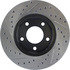 127.67049L by CENTRIC - Slotted Drilled Rotor