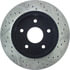 Centric 127.67050CR Disc Brake Rotor Sportstop Cryo Drilled & Slotted Rotor, Right