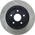 127.67053R by CENTRIC - Slotted Drilled Rotor