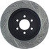 127.67057R by CENTRIC - Slotted Drilled Rotor