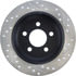 Centric 127.67063CR Disc Brake Rotor Sportstop Cryo Drilled & Slotted Rotor, Right