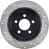 127.67063R by CENTRIC - Slotted Drilled Rotor