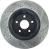 Centric 127.67064CR Disc Brake Rotor Sportstop Cryo Drilled & Slotted Rotor, Right