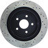 127.67066L by CENTRIC - Slotted Drilled Rotor