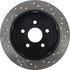 127.67067R by CENTRIC - Slotted Drilled Rotor