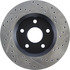 127.67068R by CENTRIC - Slotted Drilled Rotor