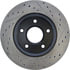 127.67069CR by CENTRIC - Sportstop Cryo Drilled & Slotted Rotor, Right