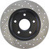 127.67071R by CENTRIC - Slotted Drilled Rotor