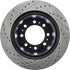 127.67080L by CENTRIC - Sport Drilled & Slotted Rotor, Left