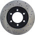 127.68000R by CENTRIC - Slotted Drilled Rotor