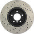 127.34070L by CENTRIC - Slotted Drilled Rotor