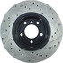 127.34073R by CENTRIC - Slotted Drilled Rotor