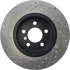 127.34075L by CENTRIC - Slotted Drilled Rotor