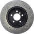 127.34075R by CENTRIC - Slotted Drilled Rotor