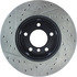 127.34077L by CENTRIC - Slotted Drilled Rotor