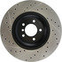 127.34093L by CENTRIC - Slotted Drilled Rotor