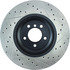 127.34093R by CENTRIC - Slotted Drilled Rotor