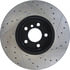 Centric 127.34096CR Disc Brake Rotor Sportstop Cryo Drilled & Slotted Rotor, Right