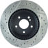 127.34097CL by CENTRIC - Sportstop Cryo Drilled & Slotted Rotor, Left
