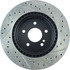127.34097R by CENTRIC - Slotted Drilled Rotor