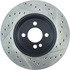 127.34100R by CENTRIC - Slotted Drilled Rotor