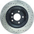 127.34107R by CENTRIC - Slotted Drilled Rotor