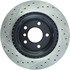 127.34107L by CENTRIC - Slotted Drilled Rotor