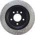 127.34091R by CENTRIC - Slotted Drilled Rotor