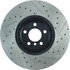 Centric 127.34112R Disc Brake Rotor Slotted Drilled Rotor