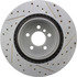 127.34117R by CENTRIC - Slotted Drilled Rotor