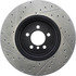 127.34144L by CENTRIC - Sport Drilled & Slotted Rotor, Left