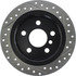 127.34159R by CENTRIC - Sport Drilled & Slotted Rotor, Right