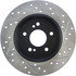 127.35012R by CENTRIC - Slotted Drilled Rotor