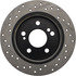 127.35014L by CENTRIC - Slotted Drilled Rotor