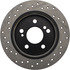 127.35014L by CENTRIC - Sport Drilled & Slotted Rotor, Left
