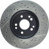 127.35019R by CENTRIC - Slotted Drilled Rotor