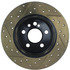 127.35022L by CENTRIC - Slotted Drilled Rotor