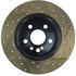 127.35022R by CENTRIC - Slotted Drilled Rotor