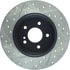 127.35034CL by CENTRIC - Sportstop Cryo Drilled & Slotted Rotor, Left