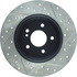 127.35034R by CENTRIC - Slotted Drilled Rotor