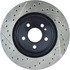 127.35036L by CENTRIC - Slotted Drilled Rotor