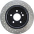 Centric 127.35037R Disc Brake Rotor Slotted Drilled Rotor