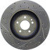 127.35046L by CENTRIC - Slotted Drilled Rotor