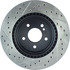 127.35048CL by CENTRIC - Sportstop Cryo Drilled & Slotted Rotor, Left