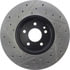 127.35054L by CENTRIC - Slotted Drilled Rotor