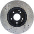 127.35058L by CENTRIC - Slotted Drilled Rotor