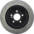 127.35063L by CENTRIC - Slotted Drilled Rotor