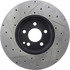 127.35069L by CENTRIC - Slotted Drilled Rotor