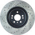 127.35089L by CENTRIC - Slotted Drilled Rotor